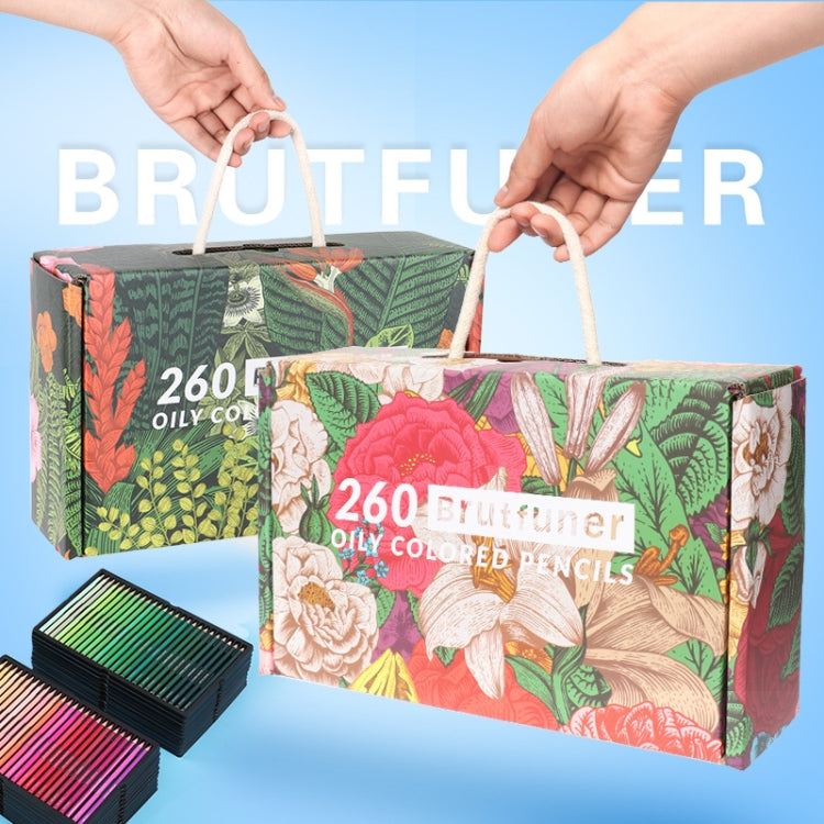 BRUTFUNER 520 Colors Color Lead Set Art Painting Oily Hand-Painted Color Lead(Gift Box Packaging) - Art Supplies by BRUTFUNER | Online Shopping South Africa | PMC Jewellery | Buy Now Pay Later Mobicred