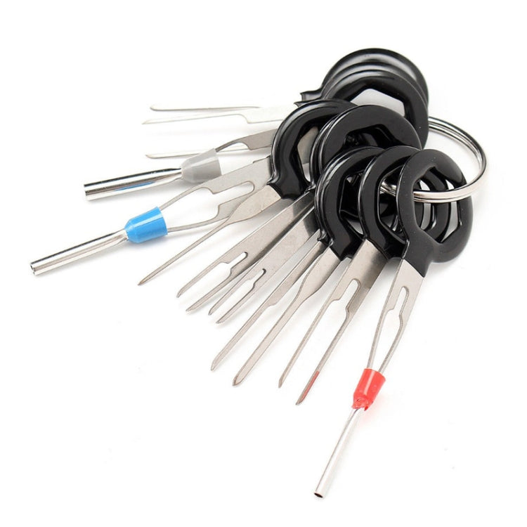 11 PCS Car Extractor Terminal Removal Tool Kit Electrical Wiring Crimp Connector Puller Release Pin Extractor Kit - Hand Tool Sets by PMC TechLife | Online Shopping South Africa | PMC TechLife
