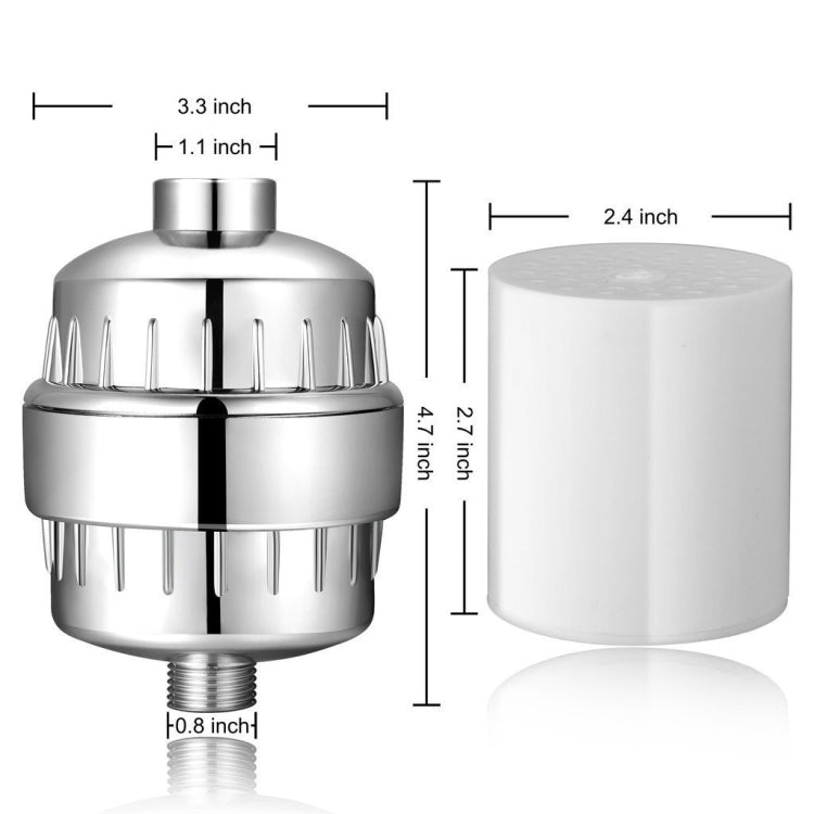 15 Layers Shower Water Purifier Shower Filter - Toilet Accessories by PMC TechLife | Online Shopping South Africa | PMC TechLife