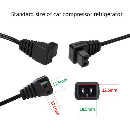 Car Compressor Refrigerator Line 12/24V Semiconductor Refrigerator Power Cord Cigarette Lighter Line, Specification: Without Switch 1m - Bluetooth Car Kits by PMC Jewellery | Online Shopping South Africa | PMC Jewellery