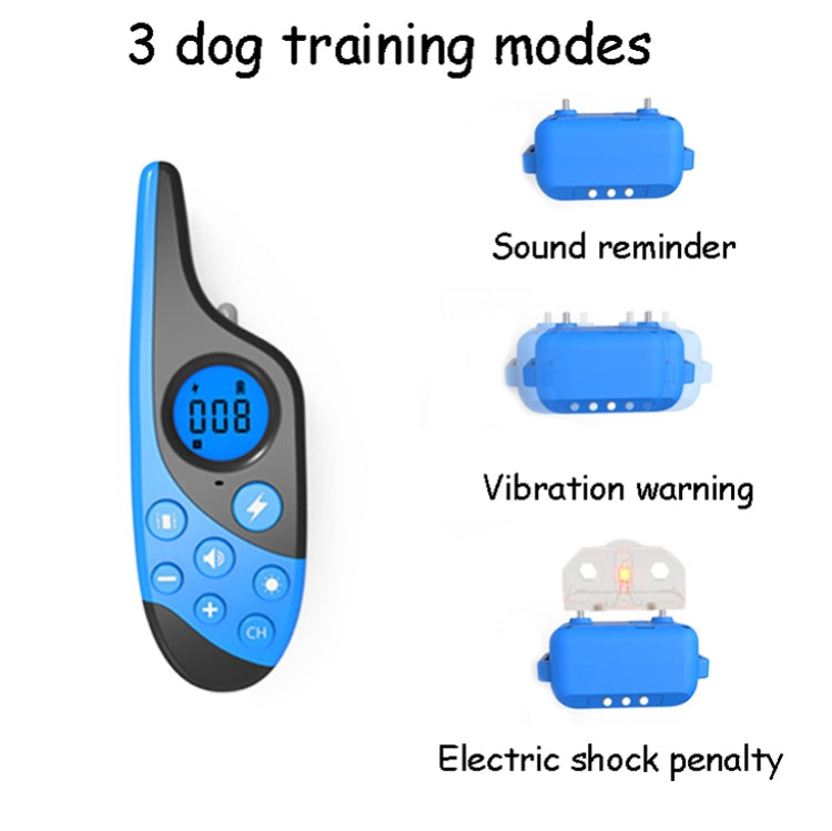 L-818 500M Dog Training Device Rechargeable Remote Control Pet Bark Stopper - Training Aids by PMC Jewellery | Online Shopping South Africa | PMC Jewellery