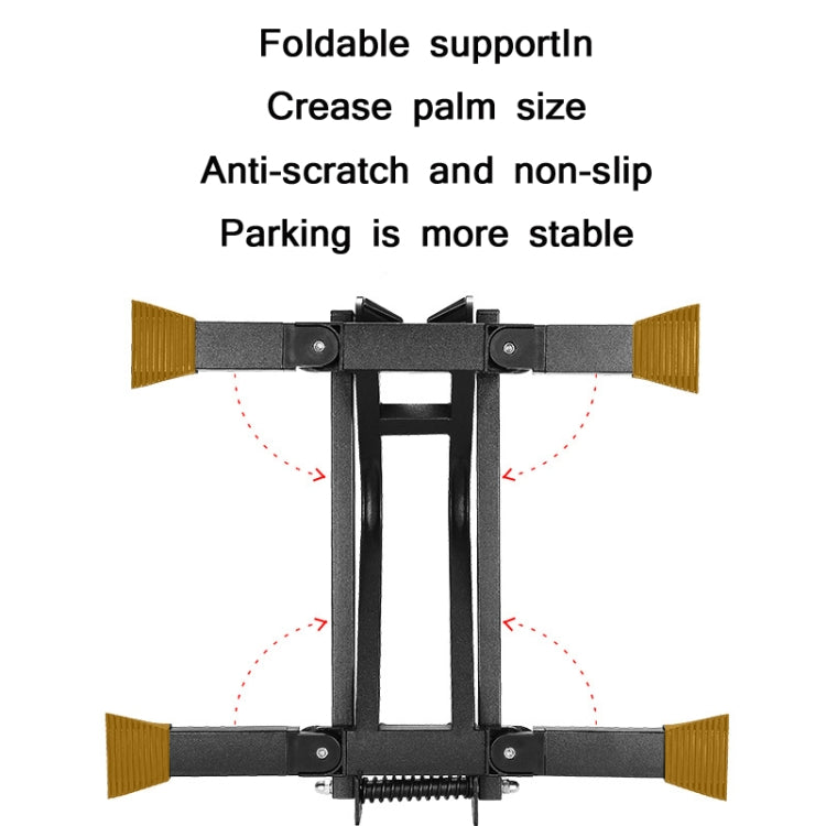 WEST BIKING Portable Bicycle Parking Display Stand(Black) - Holders by WEST BIKING | Online Shopping South Africa | PMC TechLife | Buy Now Pay Later Mobicred