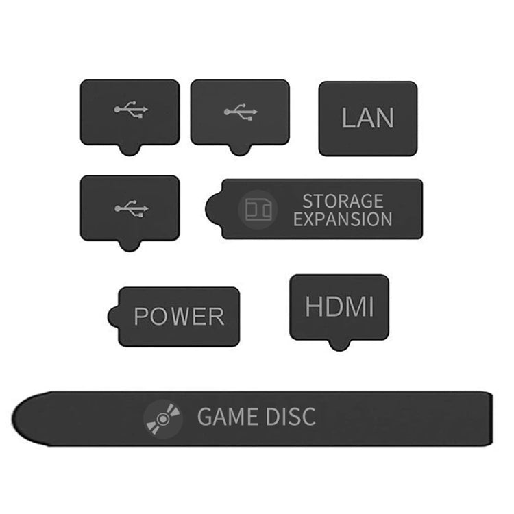 For XBOX Series S/X Host Dustproof Set Dust Plug,Style: Normal Edition - Cases by PMC TechLife | Online Shopping South Africa | PMC TechLife