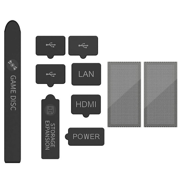 For XBOX Series S/X Host Dustproof Set Dust Plug,Style: Deluxe Edition - Cases by PMC TechLife | Online Shopping South Africa | PMC TechLife