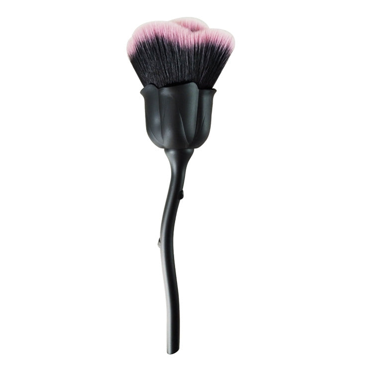 Rose Flower Makeup Brush Loose Powder Brush Beauty Tools(Black Flower Petal) - Makeup Brushes by PMC Jewellery | Online Shopping South Africa | PMC Jewellery