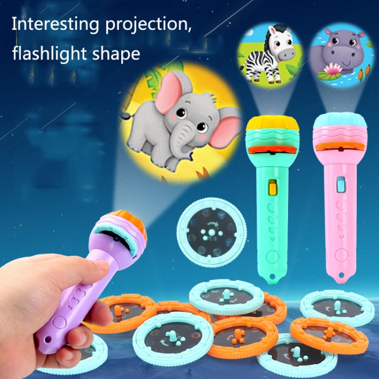 3 Sets Children Early Education Luminous Projection Flashlight, Specification: Purple + 40 Patterns - Mini Flashlight by PMC Jewellery | Online Shopping South Africa | PMC Jewellery