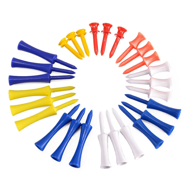 60 PCS PGM QT012 Golf Ribbon Needle Golf Plastic Ball TEE, Random Color Delivery, Specification: 57mm - Golf Accessories by PGM | Online Shopping South Africa | PMC Jewellery