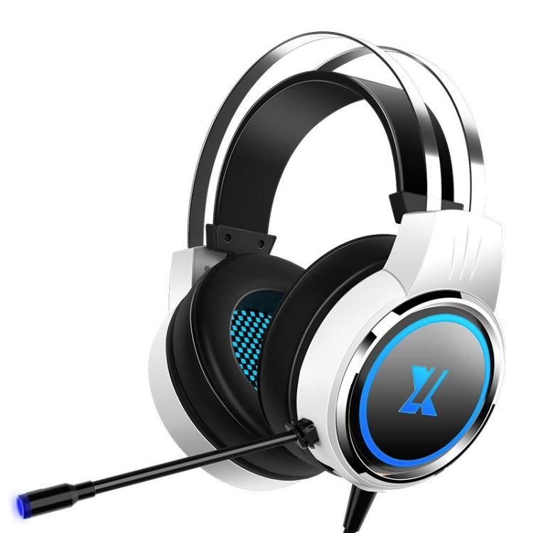 Heir Audio Head-Mounted Gaming Wired Headset With Microphone, Colour: X8 7.1 Sound Upgrade (Stars White) - Multimedia Headset by Heir Audio | Online Shopping South Africa | PMC Jewellery