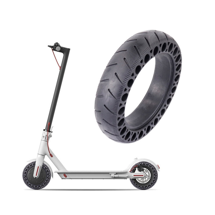 9.5 inch Electric Scooter Shock-Absorbing Honeycomb Solid Tires For Xiaomi Mijia M365(Black) - Accessories & Parts by PMC Jewellery | Online Shopping South Africa | PMC Jewellery