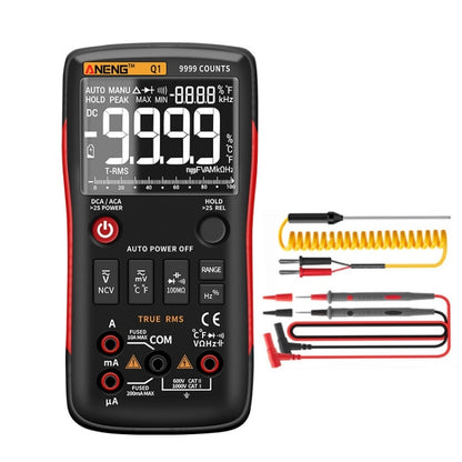 ANENG AN-Q1 Automatic High-Precision Intelligent Digital Multimeter, Specification: Standard(Red) - Digital Multimeter by ANENG | Online Shopping South Africa | PMC Jewellery | Buy Now Pay Later Mobicred