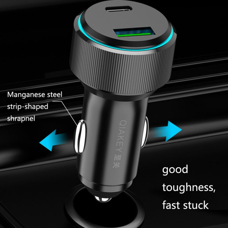 QIAKEY TM328 Dual Port Fast Charge Car Charger - free shipping - PMC TechLife - Order now!