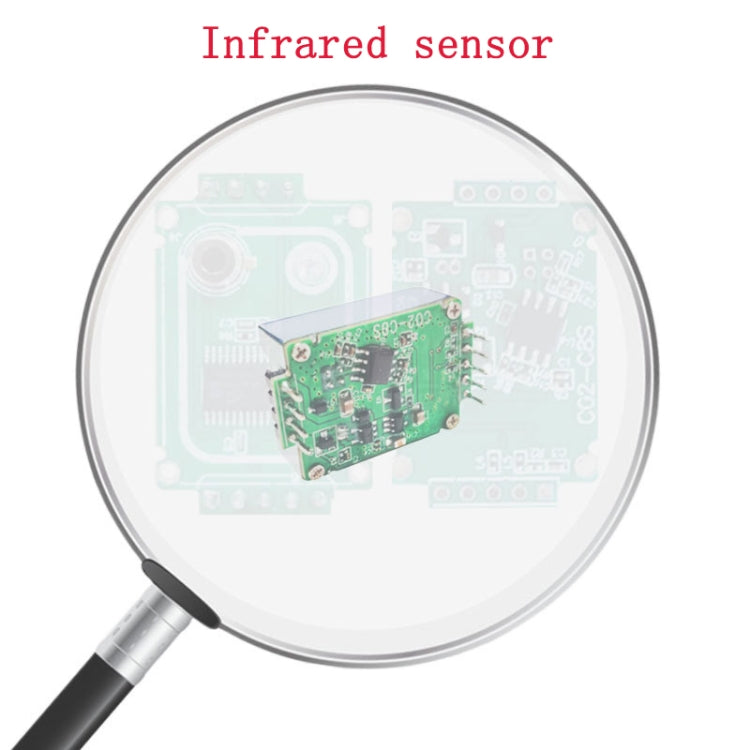 AK4 Infrared 5 in 1 CO2 HCHO TVOC Detector Temperature Hygrometer - Gas Monitor by PMC TechLife | Online Shopping South Africa | PMC TechLife | Buy Now Pay Later Mobicred