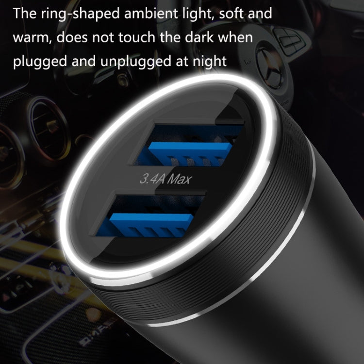 QIAKEY BK913 Dual Ports Fast Charge Car Charger - Car Charger by QIAKEY | Online Shopping South Africa | PMC Jewellery