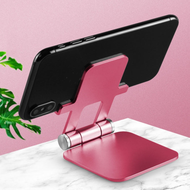 MT510 Universal Metal Folding Stand For Mobile Phone And Tablet(Rose Gold) - Desktop Holder by PMC Jewellery | Online Shopping South Africa | PMC Jewellery