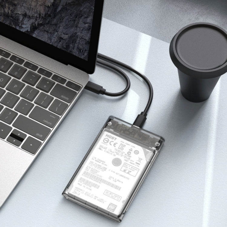 TU31 2.5 Inch USB3.1 TYPE-C Interface Hard Disk Transparent Protective Shell - HDD Enclosure by PMC TechLife | Online Shopping South Africa | PMC TechLife