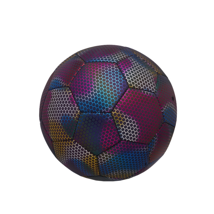 MILACHIC Night Light Football PU Opera Sewed School Training Football(No.5 Reflective Colorful Light Version 5054) - Balls by MILACHIC | Online Shopping South Africa | PMC Jewellery | Buy Now Pay Later Mobicred