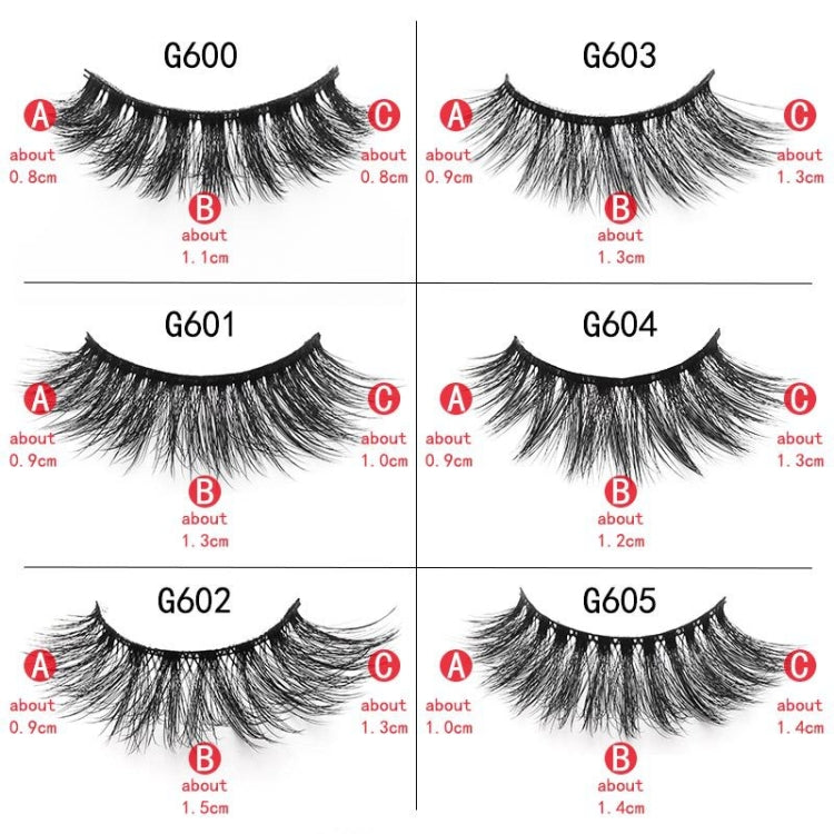 ShiDiShangPin 5 Pairs Mink Fake Eyelashes With Tweezers(G602) - Eyes by PMC Jewellery | Online Shopping South Africa | PMC Jewellery