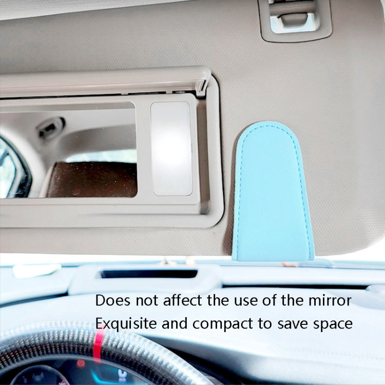 Car Sun Visor Glasses Clip Ticket Storage Clip(Black) - Sunglasses & Glasses Clips by PMC TechLife | Online Shopping South Africa | PMC TechLife