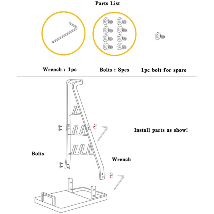 Universal Vacuum Cleaner Floor Non-Punch Storage Bracket For Dyson, Color: B Type  (Black) - Dyson Accessories by PMC Jewellery | Online Shopping South Africa | PMC Jewellery