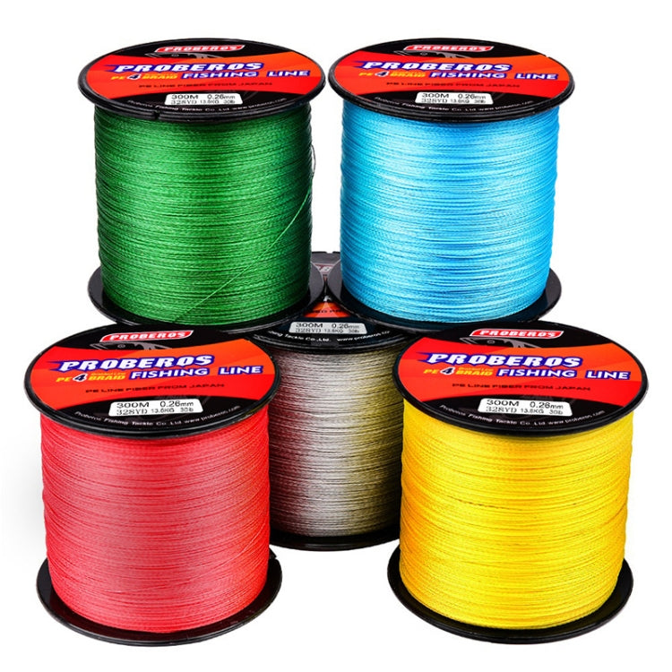 PROBEROS 4 Edited 300M Fish Line, Line number: 4.0 / 40LB(Green) - Fishing Lines & Ropes by PROBEROS | Online Shopping South Africa | PMC Jewellery