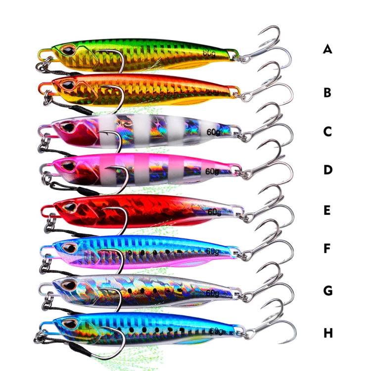 3 PCS PROBEROS LF103 Simulation Metal Sea Fishing Bait, Specification: 10g(H With Hook) - Fishing Lures by PROBEROS | Online Shopping South Africa | PMC TechLife