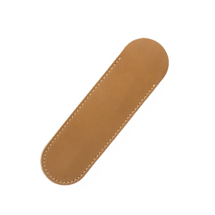 Single Pen Bag Handmade Line Pen Holder, Size: Large(Camel) - Pen Holder by PMC TechLife | Online Shopping South Africa | PMC TechLife