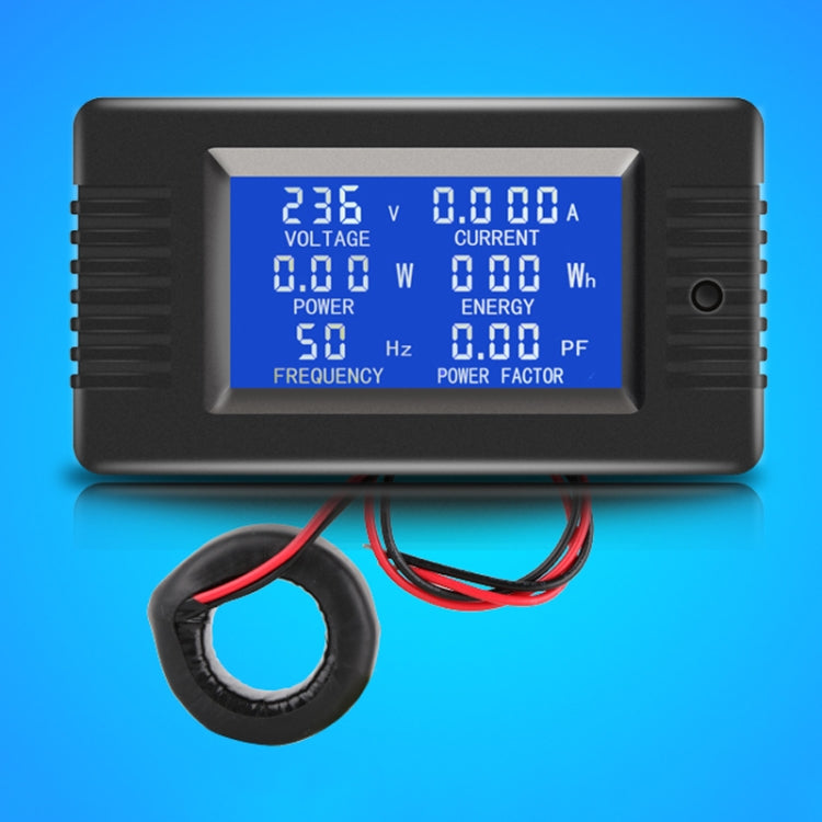 Peacefair English Version Multifunctional AC Digital Display Power Monitor, 100A (Closed CT) - free shipping - PMC TechLife - Order now!