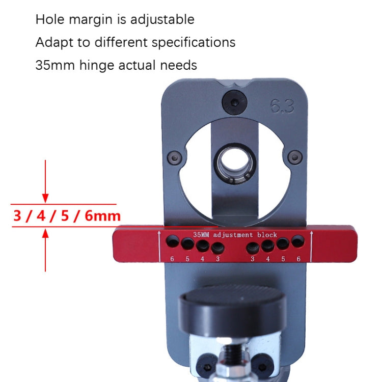 6 PCS / Set 35mm Hinge Open Hole Cabinet Door Plate Hinge Packed Locator - Others by PMC TechLife | Online Shopping South Africa | PMC TechLife