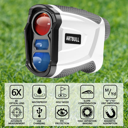 ARTBULL Rechargeable Golf Laser Rangefinder With Magnetic - Laser Rangefinder by ARTBULL | Online Shopping South Africa | PMC Jewellery | Buy Now Pay Later Mobicred