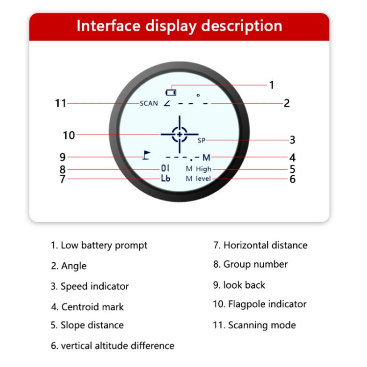 ARTBULL Rechargeable Golf Laser Rangefinder With Magnetic - Laser Rangefinder by ARTBULL | Online Shopping South Africa | PMC TechLife | Buy Now Pay Later Mobicred