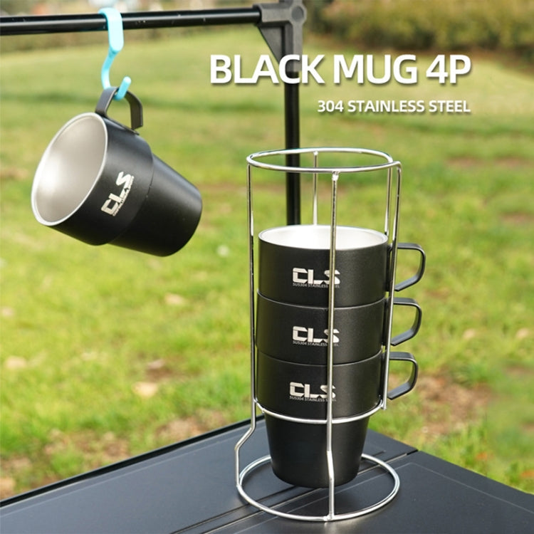 CLS 4 in 1 Outdoor 304 Stainless Steel Camping Cup(300ml) - free shipping - PMC TechLife - Order now!