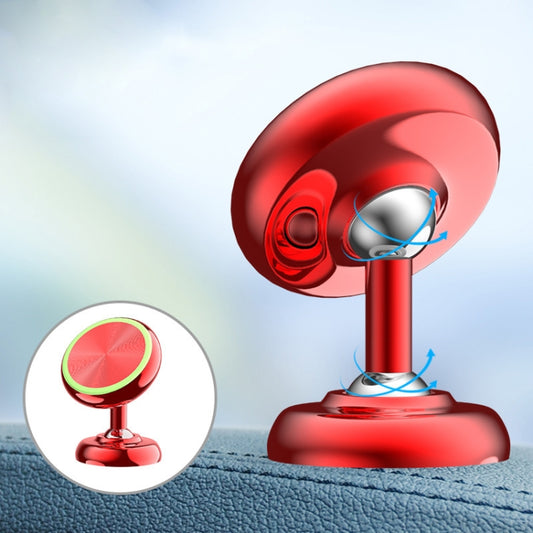 Car Aluminum Alloy Magnetic Mobile Phone Holder, Colour: Red (Luminous) - Car Holders by PMC Jewellery | Online Shopping South Africa | PMC Jewellery