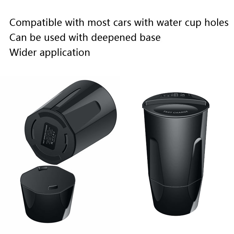 Car Cup 4 In 1 Wireless Charger Support 15W/10W/7.5W/5W Wireless Charging(X13) - Car Charger by PMC Jewellery | Online Shopping South Africa | PMC Jewellery