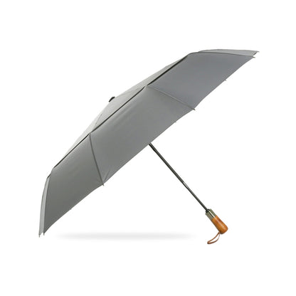 PARACHASE Ten-bone Double-layer Large Windproof Business Automatic Folding Umbrella(Grey) - Umbrellas by PARACHASE | Online Shopping South Africa | PMC Jewellery | Buy Now Pay Later Mobicred