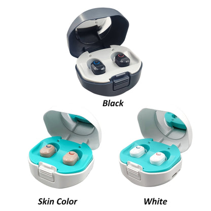 TWS On-Ear Sound Amplifier Hearing Aid with Charging Compartment(White) - Hearing Aids by null | Online Shopping South Africa | PMC Jewellery