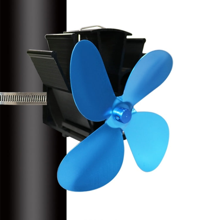 YL603 Thermodynamic Magnetless Wall Mounted Fireplace Fan(Blue) - Fireplace Fan by PMC Jewellery | Online Shopping South Africa | PMC Jewellery