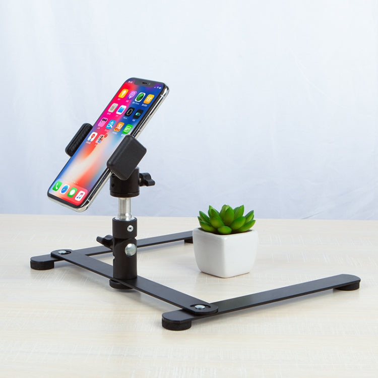 360 Degree Adjustable Metal Overhead Base Desktop Phone Holder,Style: Only Base - Stand by PMC Jewellery | Online Shopping South Africa | PMC Jewellery