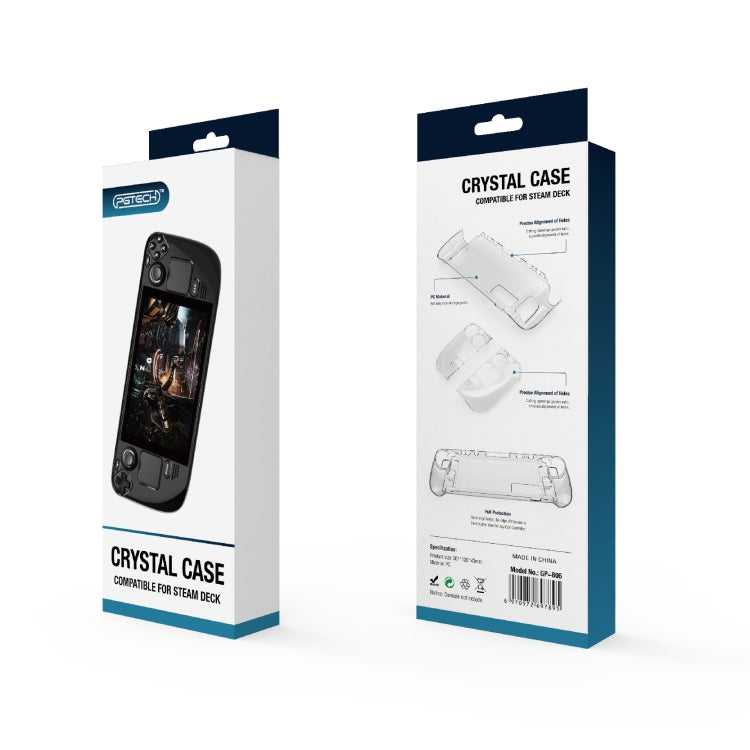 PGTECH Split Crystal Hard Shell Case for Steam Deck Game Console - Cover Case by PMC TechLife | Online Shopping South Africa | PMC TechLife | Buy Now Pay Later Mobicred