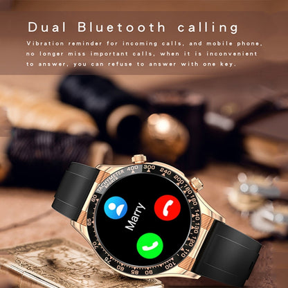 LOANIY E18 Pro Smart Bluetooth Calling Watch with NFC Function, Color: Black Leather - Smart Watches by LOANIY | Online Shopping South Africa | PMC Jewellery | Buy Now Pay Later Mobicred