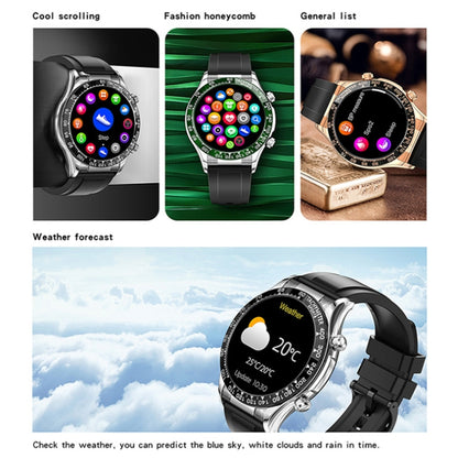 LOANIY E18 Pro Smart Bluetooth Calling Watch with NFC Function, Color: Black Leather - Smart Watches by LOANIY | Online Shopping South Africa | PMC Jewellery | Buy Now Pay Later Mobicred