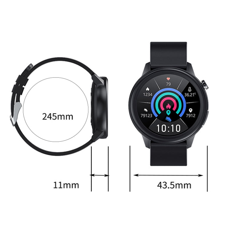 LOANIY E80 1.3 Inch Heart Rate Detection Smart Watch, Color: Red Silicone - Smart Watches by LOANIY | Online Shopping South Africa | PMC Jewellery | Buy Now Pay Later Mobicred