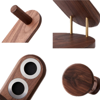 Solid Wood Hair Dryer Storage Bracket For Dyson(Black Walnut) - Dyson Accessories by PMC Jewellery | Online Shopping South Africa | PMC Jewellery