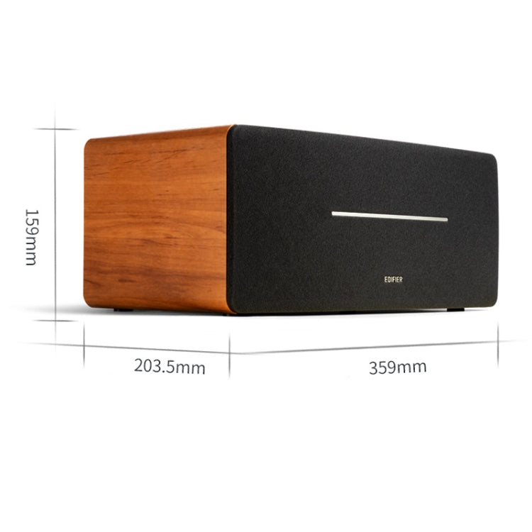 Edifier D12 Wireless Bluetooth Speaker Car Subwoofer Stereo(Wood Grain) - free shipping - PMC TechLife - Order now!