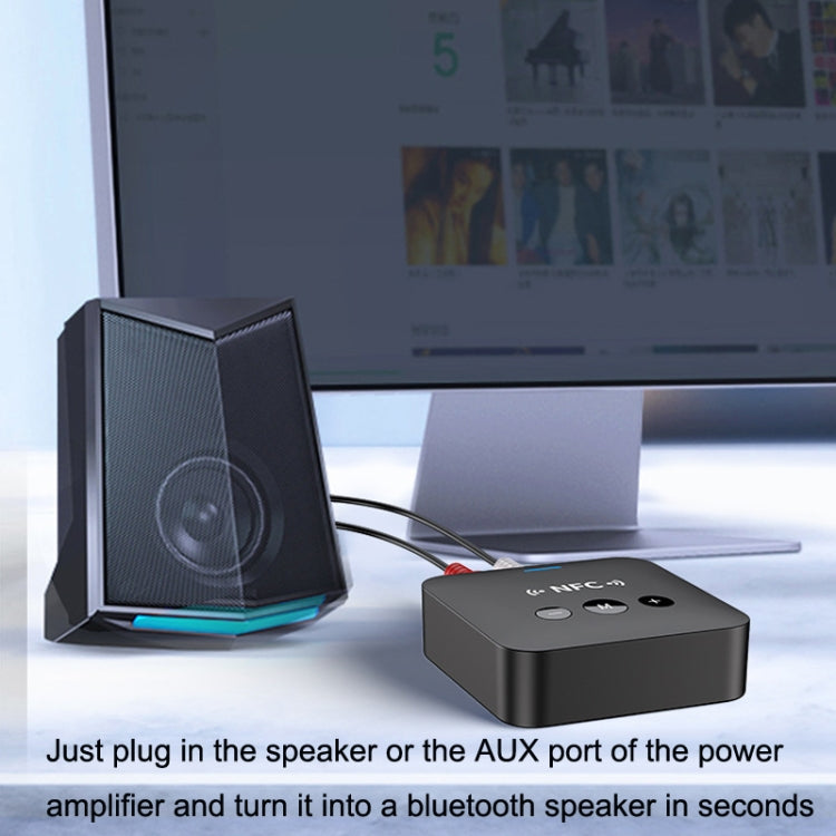 AFK-A10 NFC Bluetooth Receiver Transmitter AUX Car Speaker Receiver - Audio Receiver Transmitter by PMC TechLife | Online Shopping South Africa | PMC TechLife