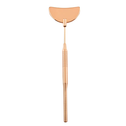 Stainless Steel Rotating Extension Eyelash Inspection Mirror, Style: Crescent (Rose Gold) - Eyes by PMC Jewellery | Online Shopping South Africa | PMC Jewellery