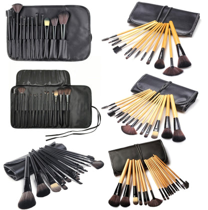 15 PCS / Set Wood Color Makeup Brush Set Loose Powder Brush Makeup Tool - Makeup Brushes by PMC Jewellery | Online Shopping South Africa | PMC Jewellery