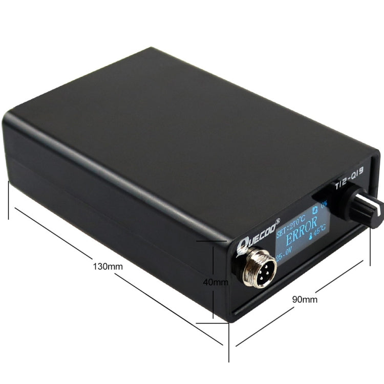 QUECOO 1.3 Inch Display Soldering Station with Handle, Set: US Plug (Q19+M8) - free shipping - PMC TechLife - Order now!