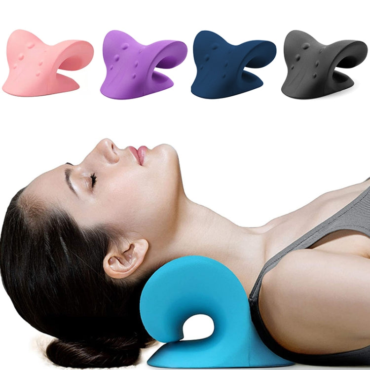 Neck Shoulder Stretcher Relaxer Cervical Chiropractic Traction Device Pillow(Blue) - Cushions & Pillows by PMC Jewellery | Online Shopping South Africa | PMC Jewellery