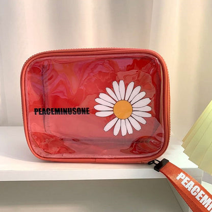 Travel Portable Transparent Large-Capacity Cosmetic Storage Bag, Specification: Small(Grapefruit Red) - Storage Boxes by PMC Jewellery | Online Shopping South Africa | PMC Jewellery