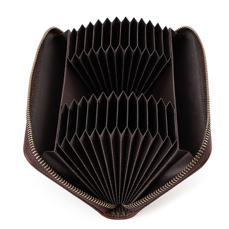 HUMERPAUL BP816 RFID Anti-Magnetic Men Long Wallet Business Retro Multi-Card Solt Handbag(Brown) - free shipping - PMC TechLife - Order now!